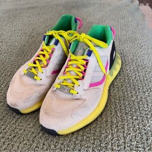 Adidas Multicolor Sneakers with Yellow Soles